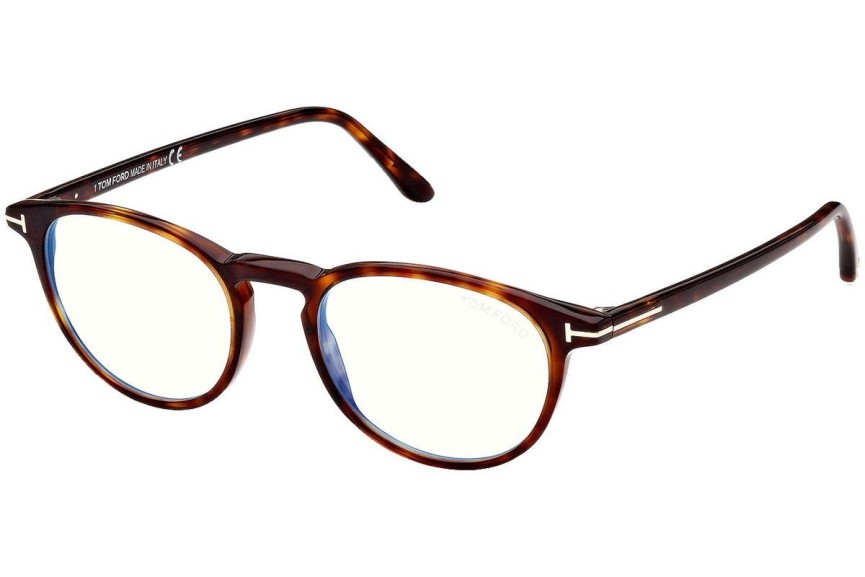 szemüvegeinket Tom Ford FT5803-B 054 Kerek Havana