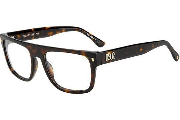 szemüvegeinket Dsquared2 D20036 086 Flat Top Havana