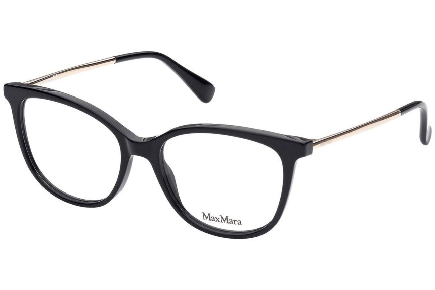 szemüvegeinket Max Mara MM5008 001 Szogletes Fekete