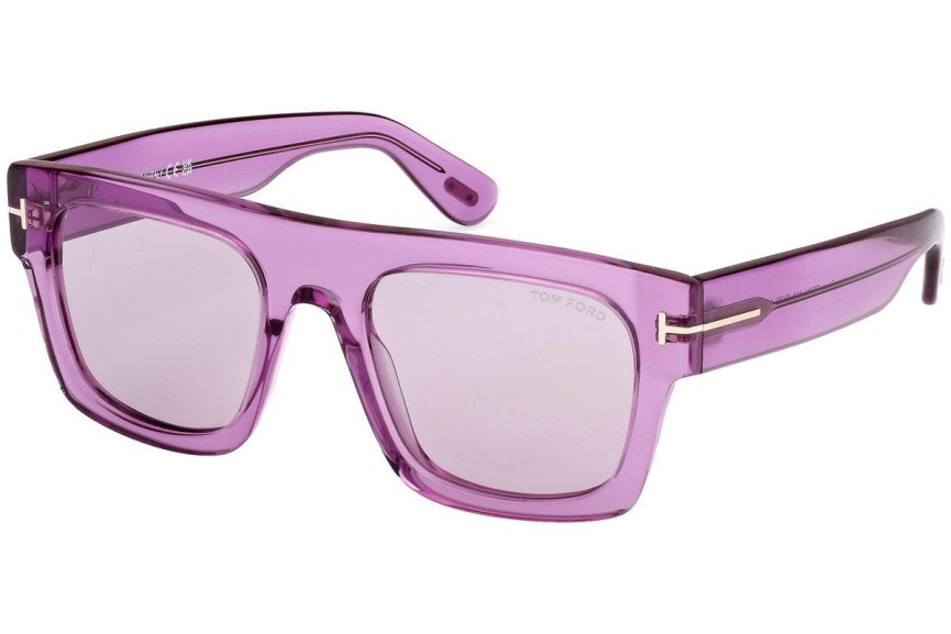 Napszemüvegek Tom Ford Fausto FT0711 81Y Flat Top Lila