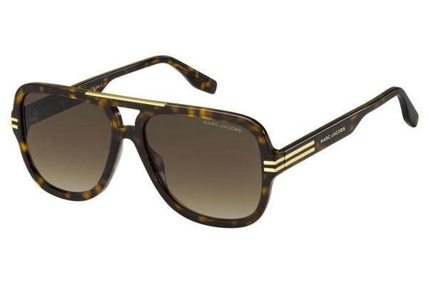 Napszemüvegek Marc Jacobs MARC637/S 086/HA Pilota Havana