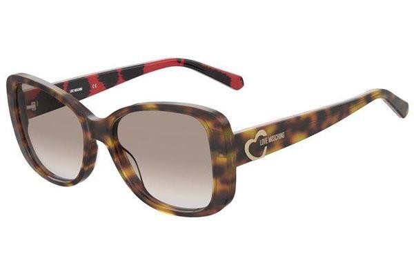 Napszemüvegek Love Moschino MOL054/S GCR/HA Cat Eye Havana