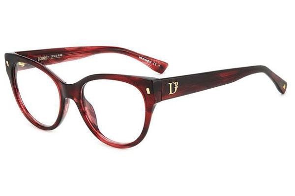 szemüvegeinket Dsquared2 D20069 573 Cat Eye Vörös