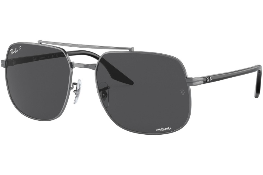 Napszemüvegek Ray-Ban Chromance Collection RB3699 004/K8 Polarized Szogletes Ezüst