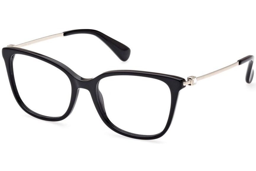 szemüvegeinket Max Mara MM5079 001 Szogletes Fekete