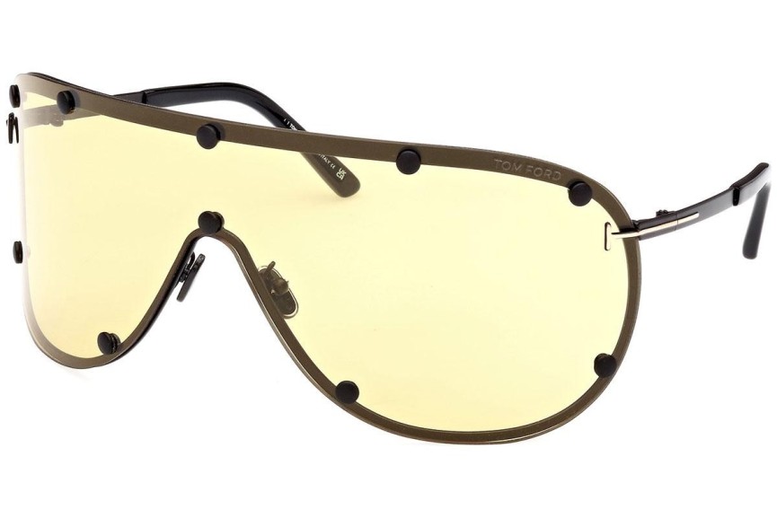 Napszemüvegek Tom Ford FT1043 02E Single Lens | Shield Fekete