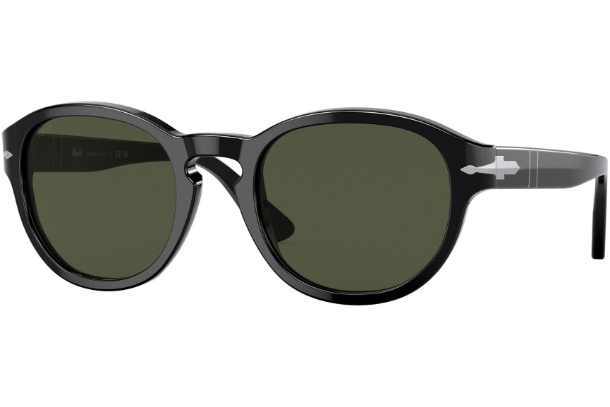 Napszemüvegek Persol PO3304S 95/31 Kerek Fekete