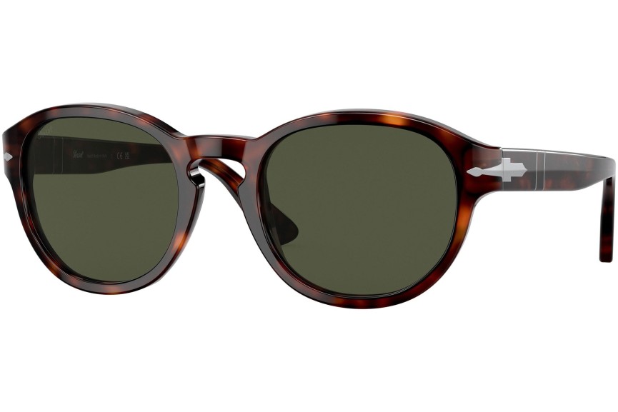 Napszemüvegek Persol PO3304S 24/31 Kerek Havana