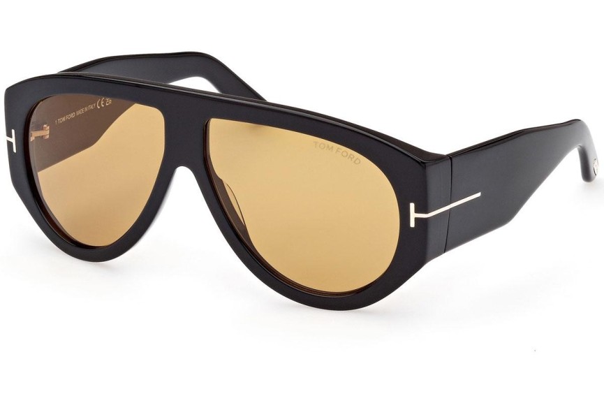 Napszemüvegek Tom Ford Bronson FT1044 01E Pilota Fekete