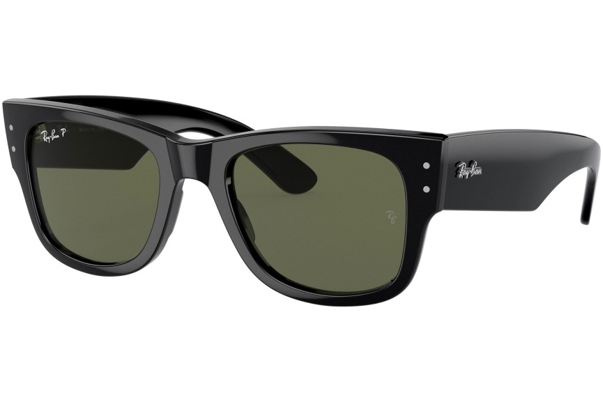 Napszemüvegek Ray-Ban Mega Wayfarer RB0840S 901/58 Polarized Szogletes Fekete