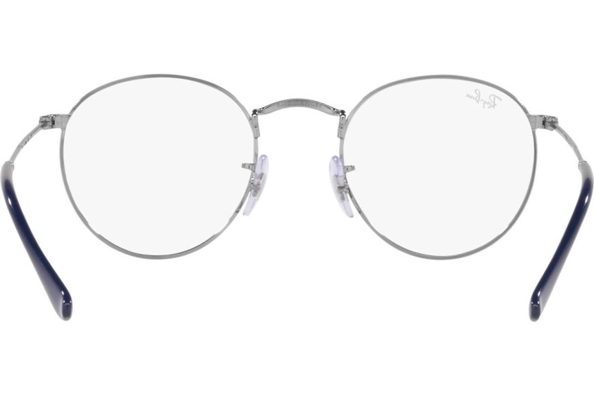 szemüvegeinket Ray-Ban Round Metal Classic RX3447V 2502 Kerek Ezüst