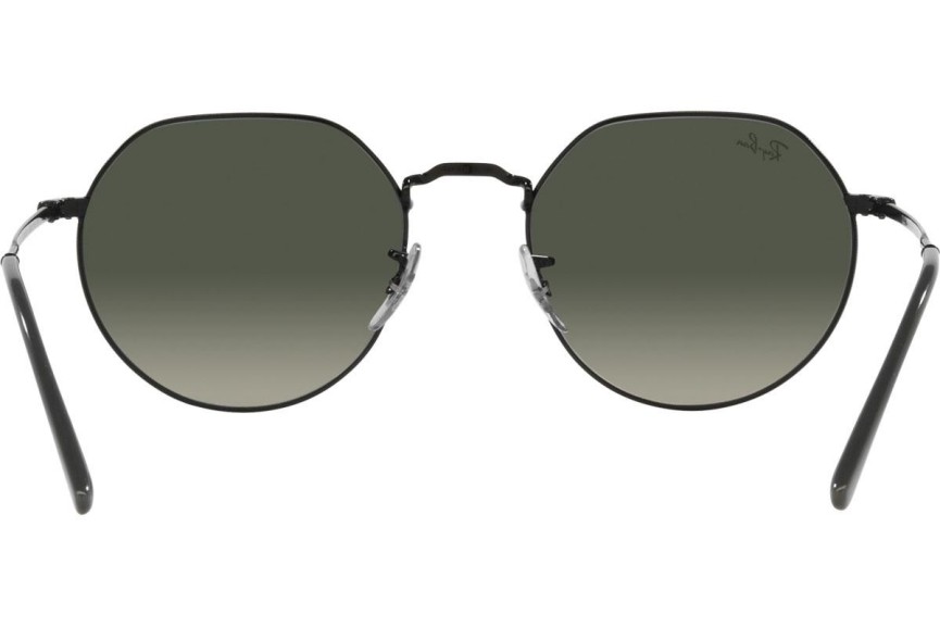 Napszemüvegek Ray-Ban Jack RB3565 002/71 Kerek Fekete