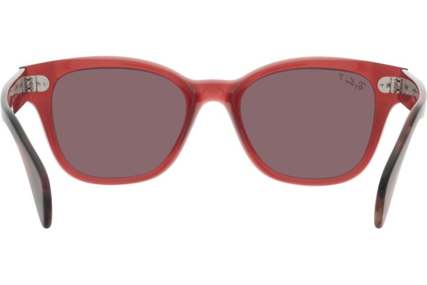 Napszemüvegek Ray-Ban RB0880S 6639AF Polarized Szogletes Rózsaszín