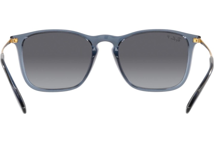 Napszemüvegek Ray-Ban Chris RB4187 6592T3 Polarized Szogletes Kék