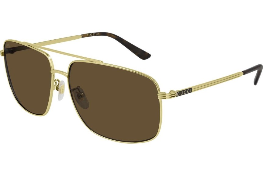 Napszemüvegek Gucci GG0836SK 002 Polarized Pilota Arany