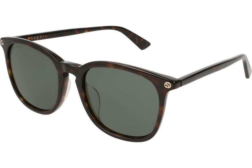 Napszemüvegek Gucci GG0154SA 002 Szogletes Havana