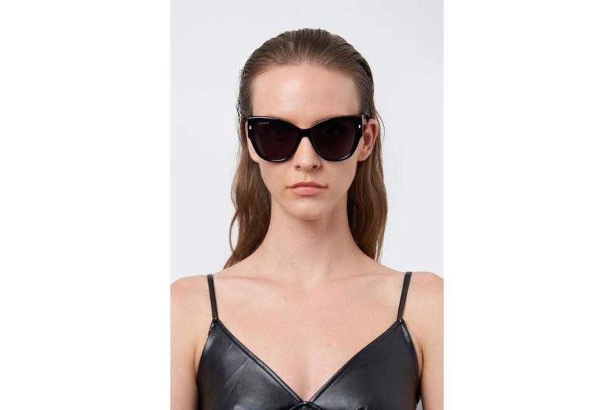 Napszemüvegek Dsquared2 D20016/S 2M2/IR Cat Eye Fekete