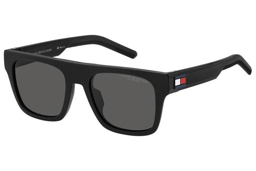 Napszemüvegek Tommy Hilfiger TH1976/S 003/M9 Polarized Szogletes Fekete