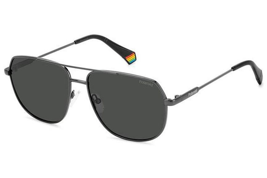 Napszemüvegek Polaroid PLD6195/S/X KJ1/M9 Polarized Pilota Ezüst