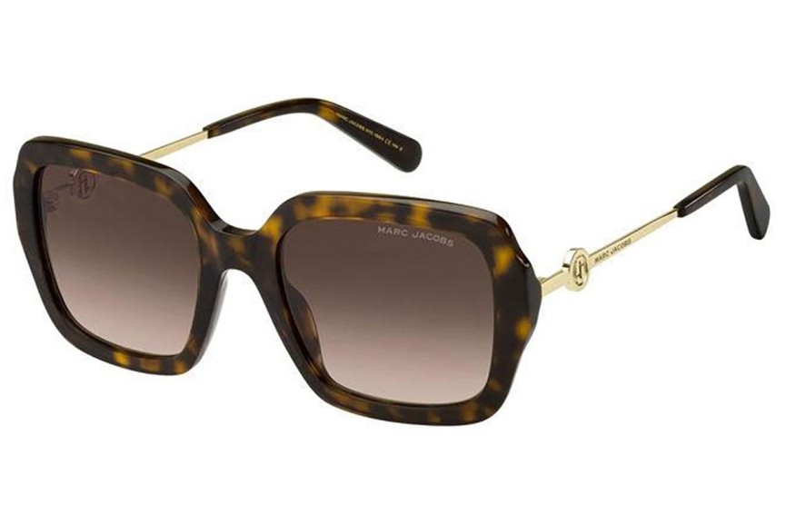 Napszemüvegek Marc Jacobs MARC652/S 086/HA Szogletes Havana