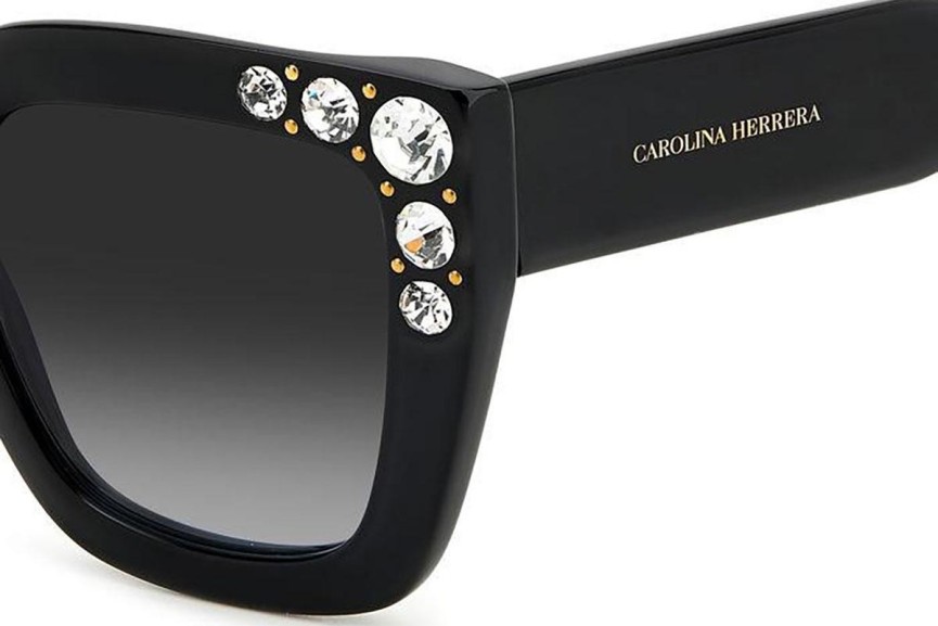 Napszemüvegek Carolina Herrera HER0130/S 807/9O Szogletes Fekete