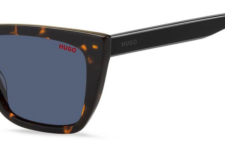 Napszemüvegek HUGO HG1249/S O63/KU Cat Eye Havana