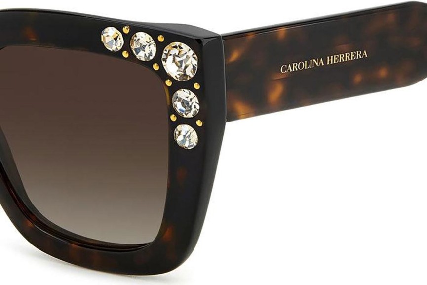 Napszemüvegek Carolina Herrera HER0130/S 086/HA Szogletes Havana