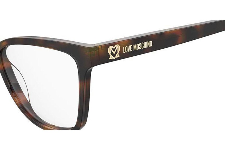 szemüvegeinket Love Moschino MOL615 05L Cat Eye Havana