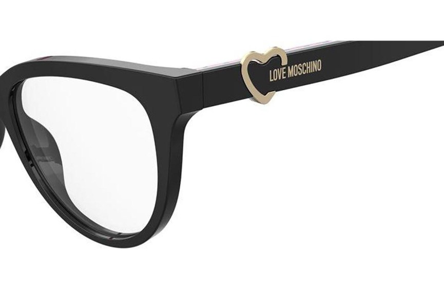 szemüvegeinket Love Moschino MOL609 807 Cat Eye Fekete