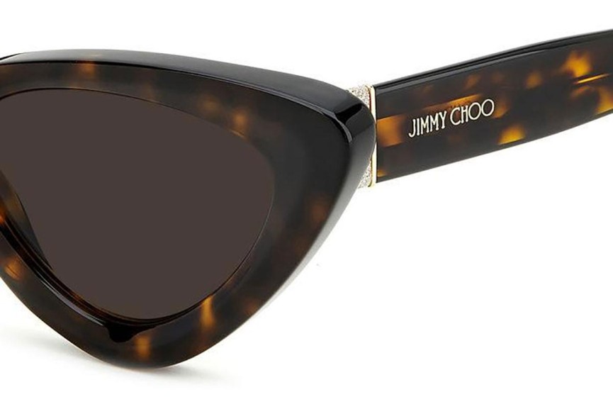 Napszemüvegek Jimmy Choo ADDY/S 086/70 Cat Eye Havana