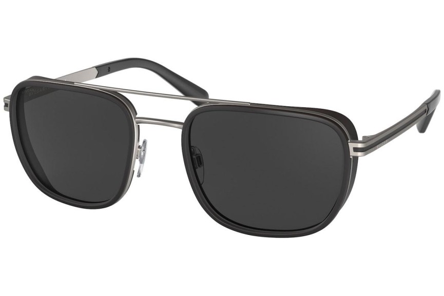 Napszemüvegek Bvlgari BV5053 195/48 Polarized Szogletes Szürke