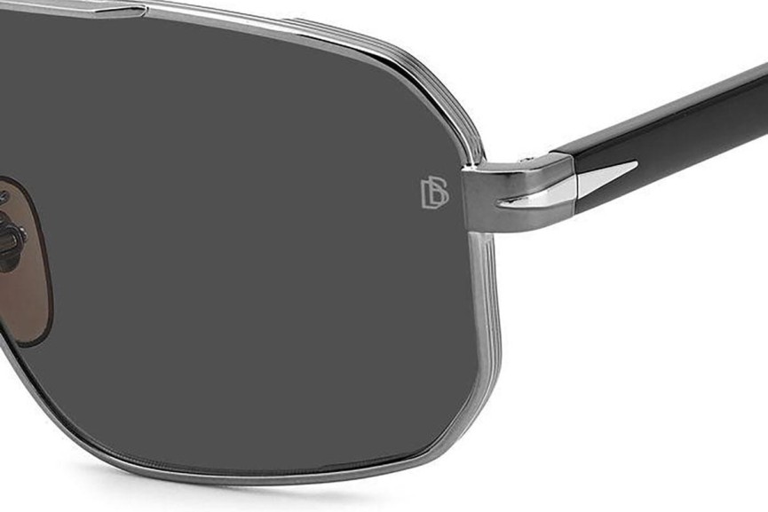 Napszemüvegek David Beckham DB7102/S 85K/M9 Polarized Pilota Ezüst