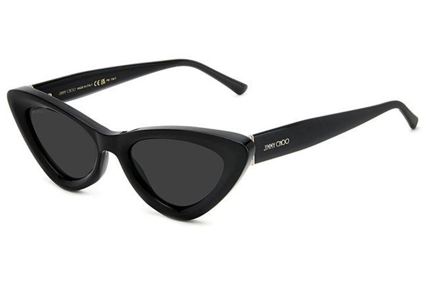 Napszemüvegek Jimmy Choo ADDY/S 807/IR Cat Eye Fekete