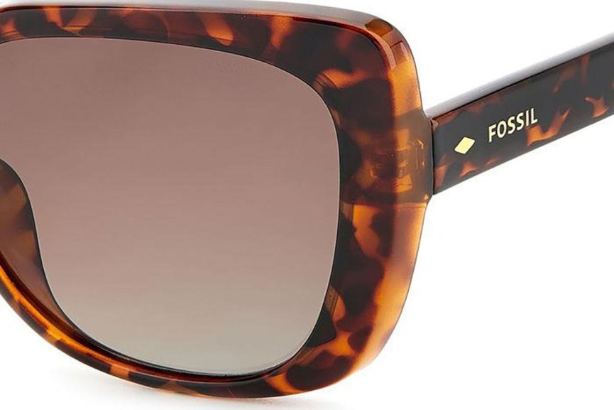 Napszemüvegek Fossil FOS3143/S 086/LA Polarized Szogletes Havana