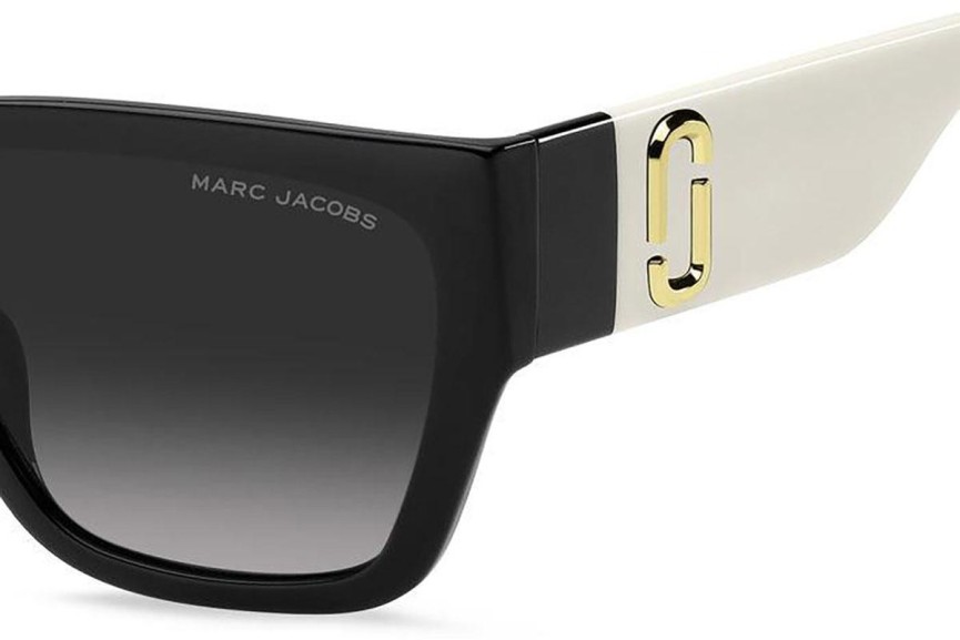 Napszemüvegek Marc Jacobs MARC646/S 80S/9O Szogletes Fekete