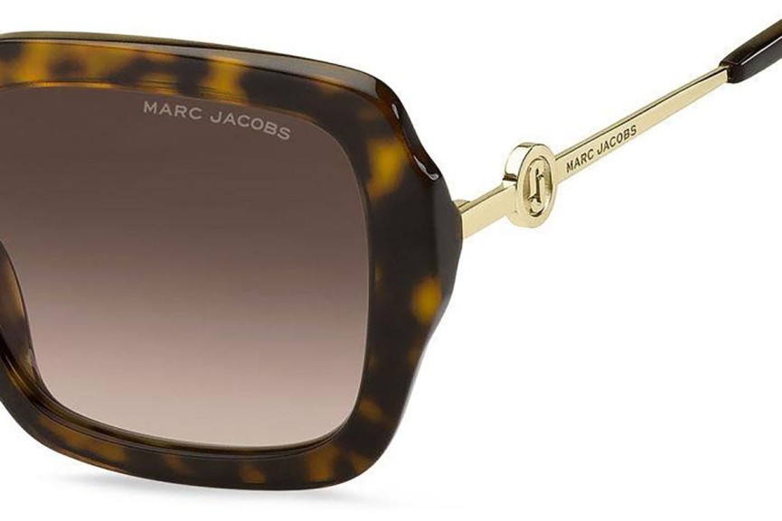 Napszemüvegek Marc Jacobs MARC652/S 086/HA Szogletes Havana