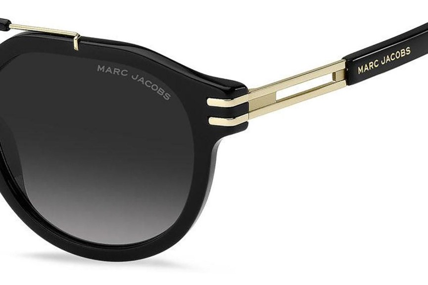 Napszemüvegek Marc Jacobs MARC675/S 807/9O Kerek Fekete