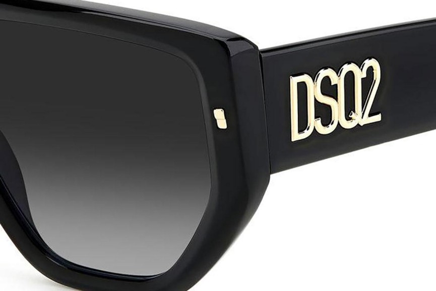 Napszemüvegek Dsquared2 D20088/S 2M2/9O Flat Top Fekete