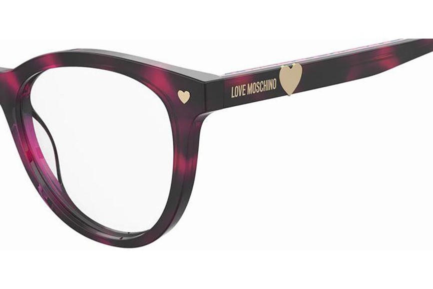 szemüvegeinket Love Moschino MOL592 HT8 Kerek Havana