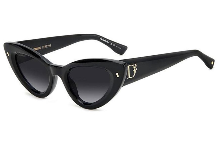 Napszemüvegek Dsquared2 D20092/S 807/9O Cat Eye Fekete