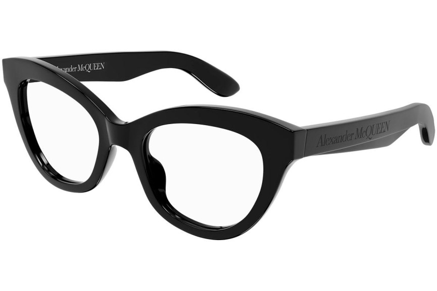 szemüvegeinket Alexander McQueen AM0395O 001 Cat Eye Fekete