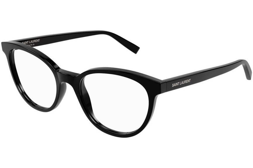 szemüvegeinket Saint Laurent SL589 001 Kerek Fekete