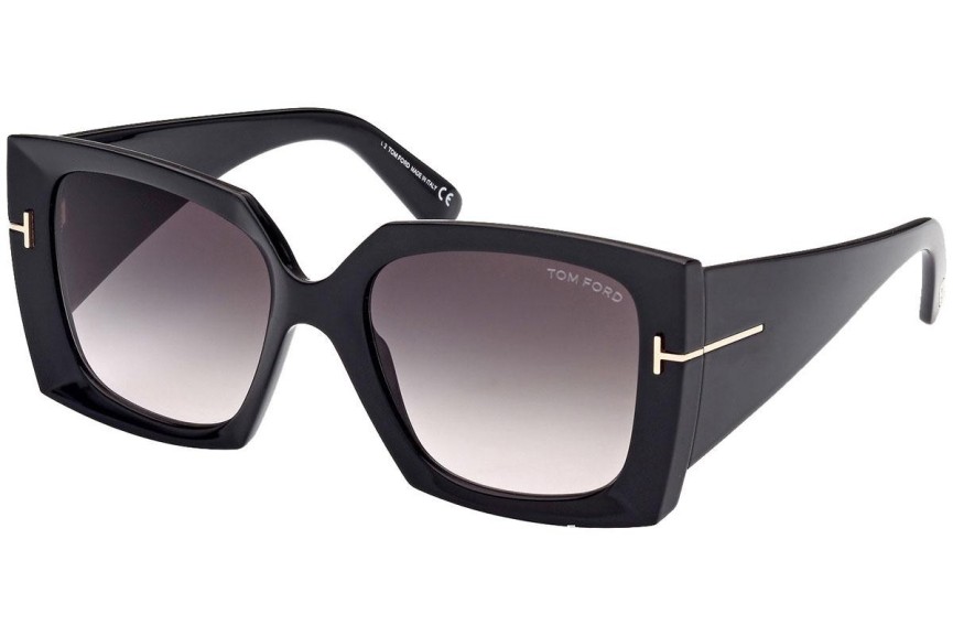 Napszemüvegek Tom Ford Jacquetta FT0921 01B Szogletes Fekete