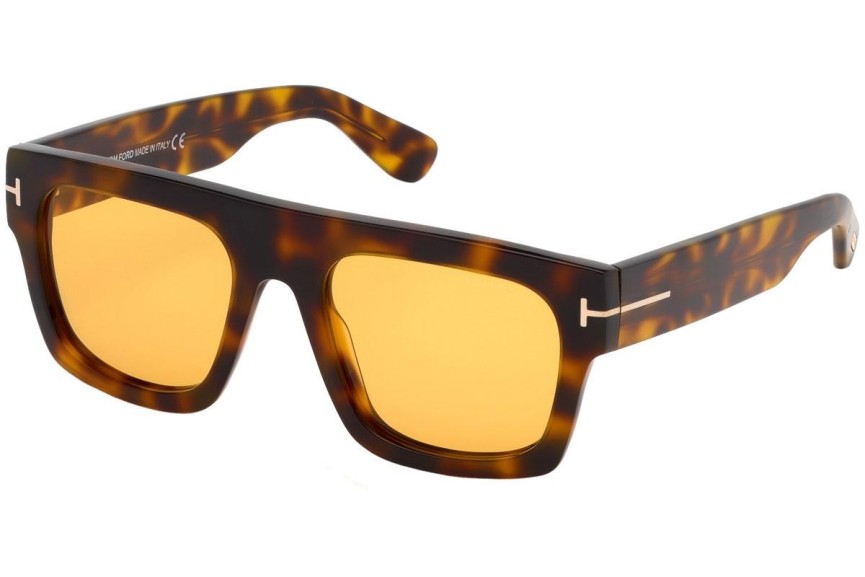 Napszemüvegek Tom Ford Fausto FT0711 56E Flat Top Havana