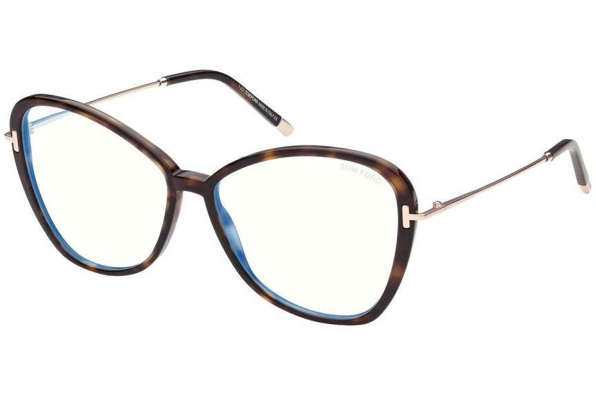 szemüvegeinket Tom Ford FT5769-B 052 Cat Eye Havana