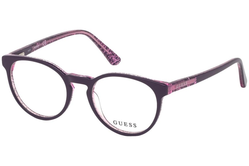 szemüvegeinket Guess GU9182 083 Kerek Lila