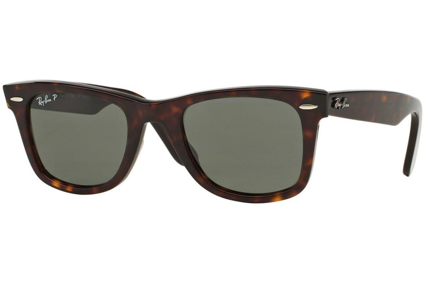 Napszemüvegek Ray-Ban Wayfarer Classic RB2140 902/58 Polarized Szogletes Havana