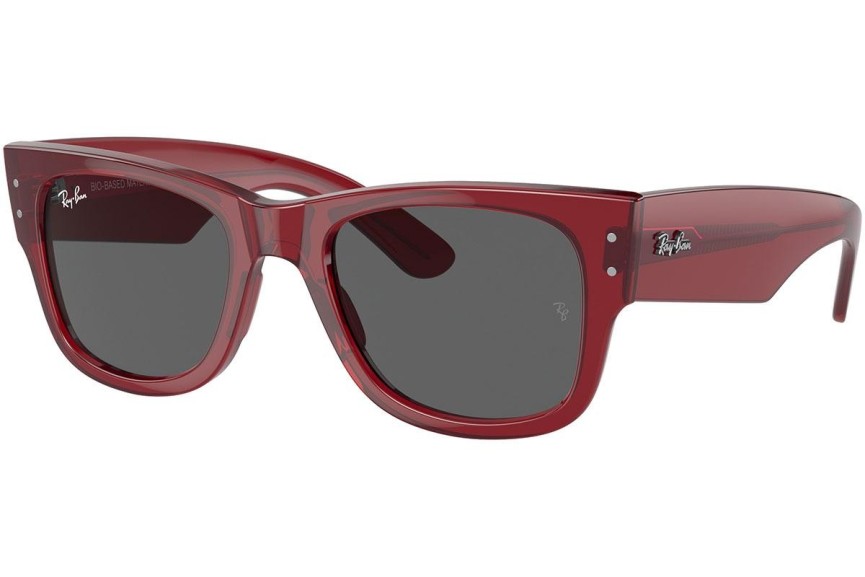 Napszemüvegek Ray-Ban Mega Wayfarer RB0840S 6679B1 Szogletes Vörös