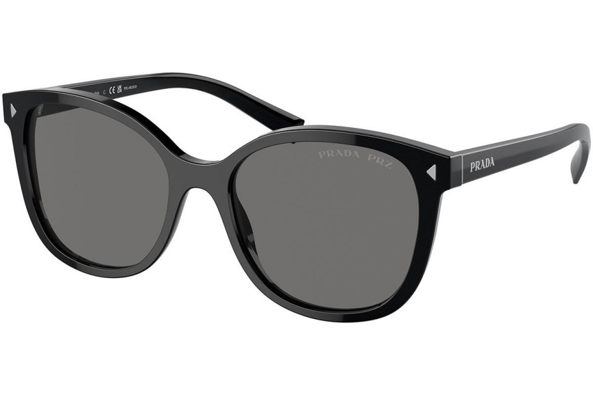 Napszemüvegek Prada PR22ZS 1AB5Z1 Polarized Szogletes Fekete