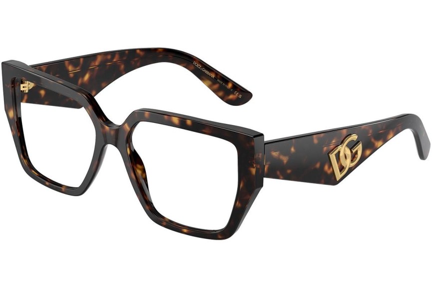 szemüvegeinket Dolce & Gabbana DG3373 502 Szogletes Havana